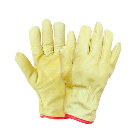 Guante Segod Vaqueta Amarilla Medio Paseo Elastizado En Dorso GV05