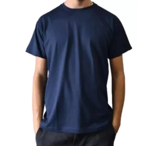 Remera de Algodón Azul Marino Startex