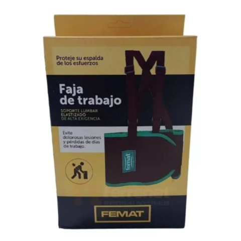 Cinturón Protector Lumbar Femat 6 ballenas