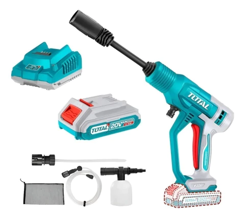 Hidrolavadora TOTAL con Cargador y batería TPWLI20362-4