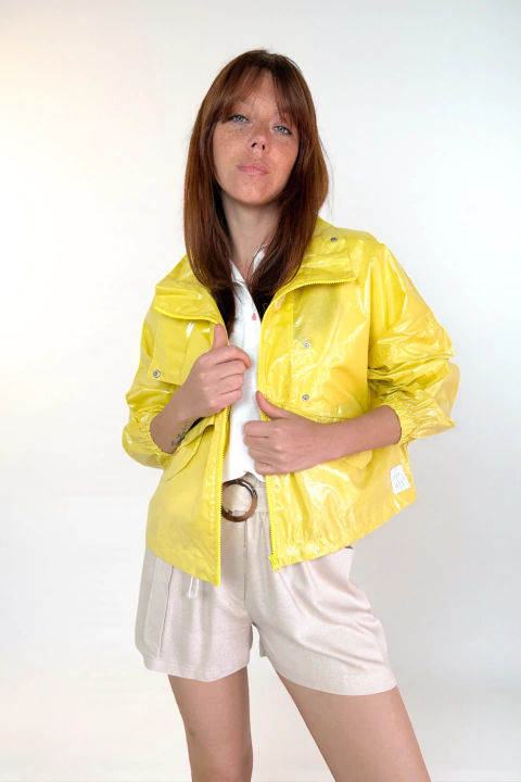 Campera Impermeable Seattle Amarilla - comprar online