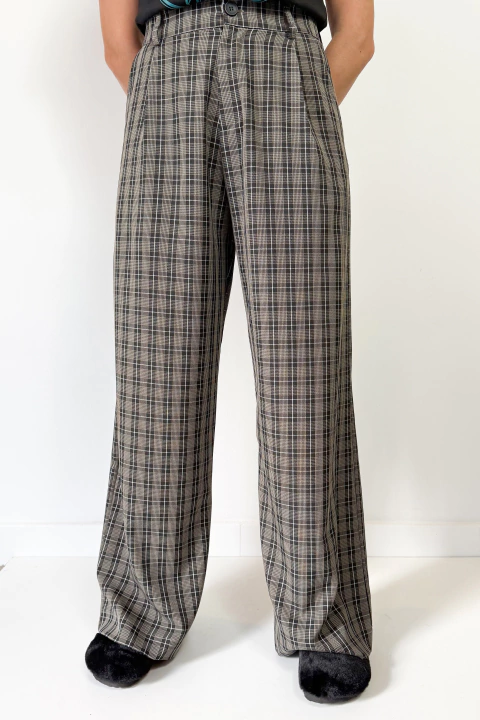 Pantalon Celine Base Visón - comprar online