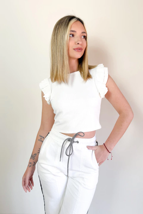 Remera Budapest Blanca - comprar online