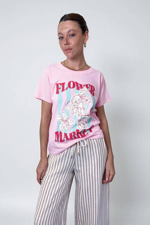 Remera Market Rosa - comprar online