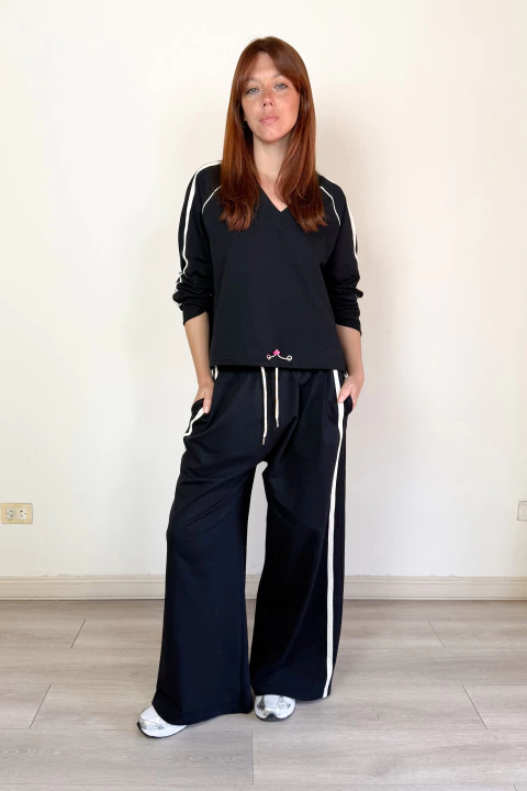 Pantalon Lens Negro - comprar online