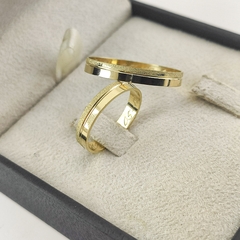 Aliança Nápoles Ouro 18k - comprar online