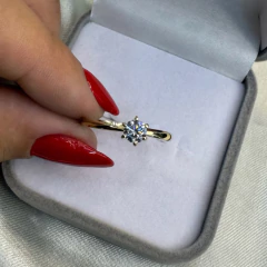 Anel Aurum - I C Pratas Joalherias