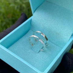 PAR ALIANÇA CROOKED PRATA950 - loja online