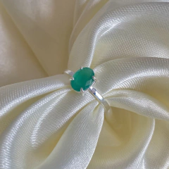 ANEL VERDE CRIZO LISO