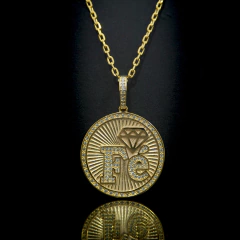 Pingente Redondo Fé