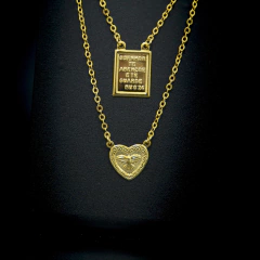 ESCAPULÁRIO ELOS CORAÇÃO DIVINO ESPÍRITO SANTO