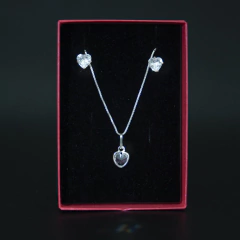 Conjunto Coaração Zircônia Branca 6mm