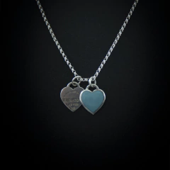 Colar Coração Duplo