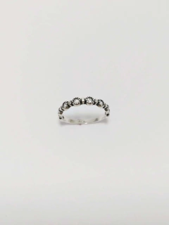 Anel com Zirconia Envelhecido na internet