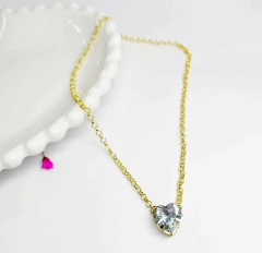 Gargantilha Coração Zircônia - comprar online