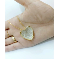 Gargantilha Coração Cristal - comprar online