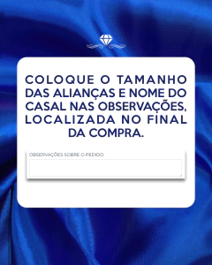 PAR DE ALIANÇA MATCH + ANEL SOLITARIO DE BRINDE - I C Pratas Joalherias