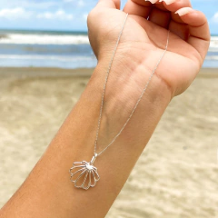 GARGANTILHA CONCHA VAZADA