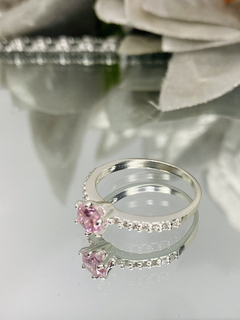 Anel Solitários San Diego Rosa - comprar online