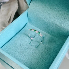 MEIA ALIANÇA APARADOR ROSARIO VERDE/BRANCA