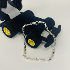 PULSEIRA PRATA VENEZIANA LONGA INFANTIL