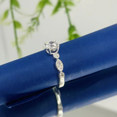 ANEL SOLITÁRIO DOLARES BRANCO