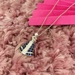 Gargantilha C/ Pingente Nossa Senhora - comprar online