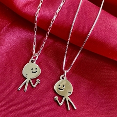 COLARES COUPLE DOLLS COM INICIAL
