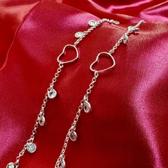 PULSEIRA ZIRCONIA COM CORAÇÃO
