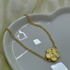 Pulseira inspiração 1 trevo Dourado - comprar online