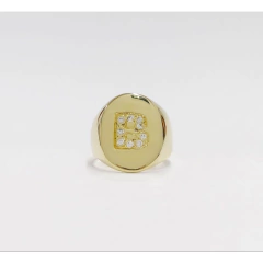 Anel Dedinho Letra B