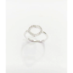 Anel Coração Cravejado na internet