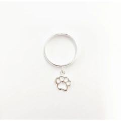 Anel Pingente Patinha