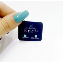 Brinco Zircônia Azul - comprar online