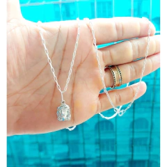 Conjunto Prata Face de Cristo P na internet