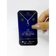 Conjunto Coração Esmeralda