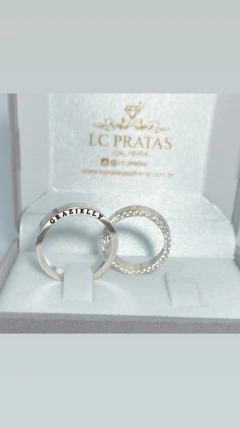 PAR DE ALIANÇA SAPPORO PRATA925 na internet