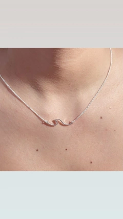 GARGANTILHA PRATA ONDA