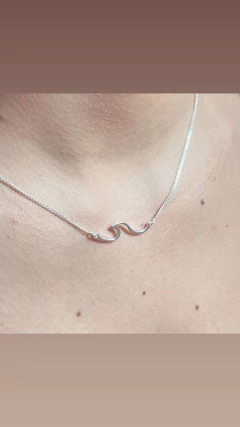 GARGANTILHA PRATA ONDA na internet