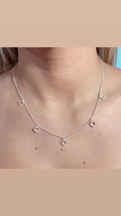 GARGANTILHA CORAÇÃO PRATA