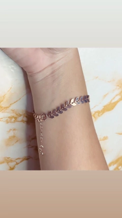 PULSEIRA SETINHA ROSE - I C Pratas Joalherias