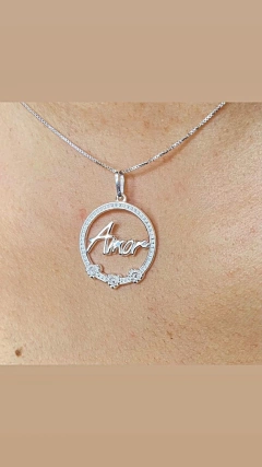 GARGANTILHA ARO AMOR PRATA925