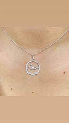 GARGANTILHA ARO AMOR PRATA925 na internet