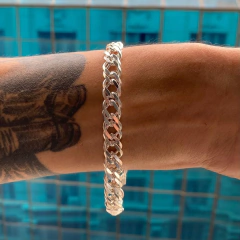 PULSEIRA PRATA925 GRUME DUPLA