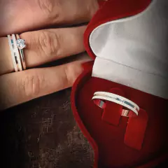 COMBO ETERNA PAR DE ALIANÇA +ANEL SOLITARIO BRINDE - loja online