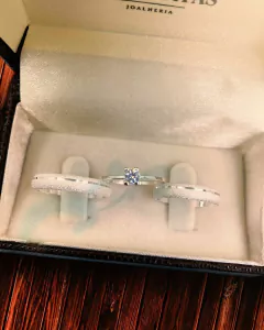 PAR DE ALIANÇA MATCH + ANEL SOLITARIO DE BRINDE na internet