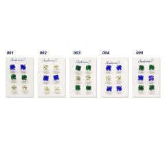 TRIO BRASILEIRO QUADRADO PRATA925