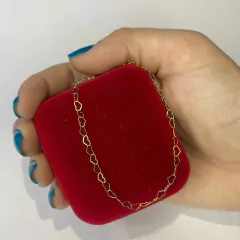PULSEIRA EM OURO18K CORAÇÃO - comprar online