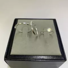 PAR DE ALIANÇAS NAUM + ANEL SOLITARIO BRINDE - comprar online