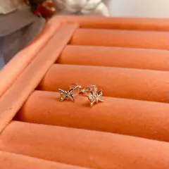 BRINCO BORBOLETA VAZADA